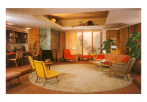 Mid-century living room