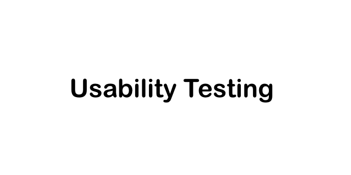 Usability Testing